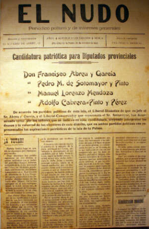 El Nudo  Peridico poltico y de intereses generales. -
