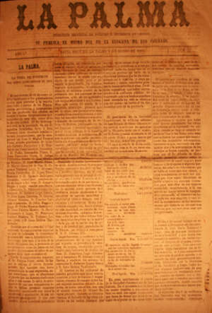La Palma  Peridico imparcial de noticias e intereses generales.. -
