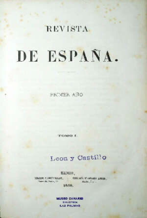 Revista de Espaa. -